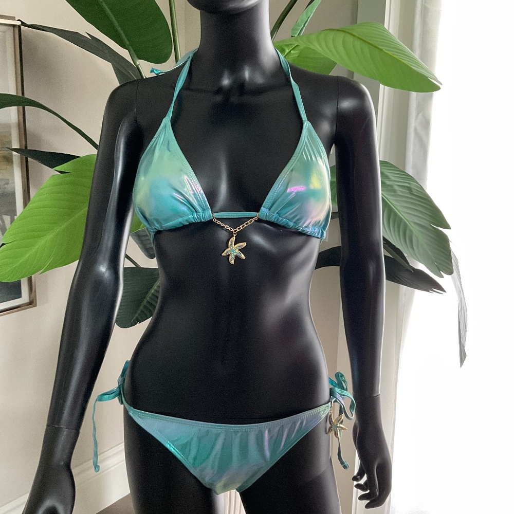 Ocean Blue Bikini with Charming Bikinis Charms!